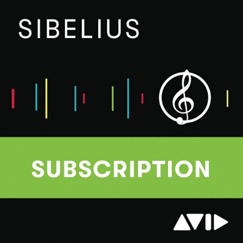 Avid Sibelius 1-Year Subscription NEW