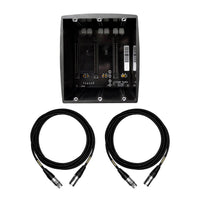 Lindell 503 Power 3-Slot 500-Series Chassis Bundle with 15ft Mogami XLR Cables