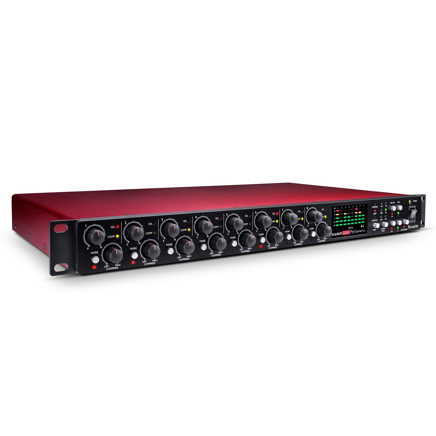 Focusrite Scarlett Octopre オーディオインターフェイス Scarlett OctoPre | Focusrite