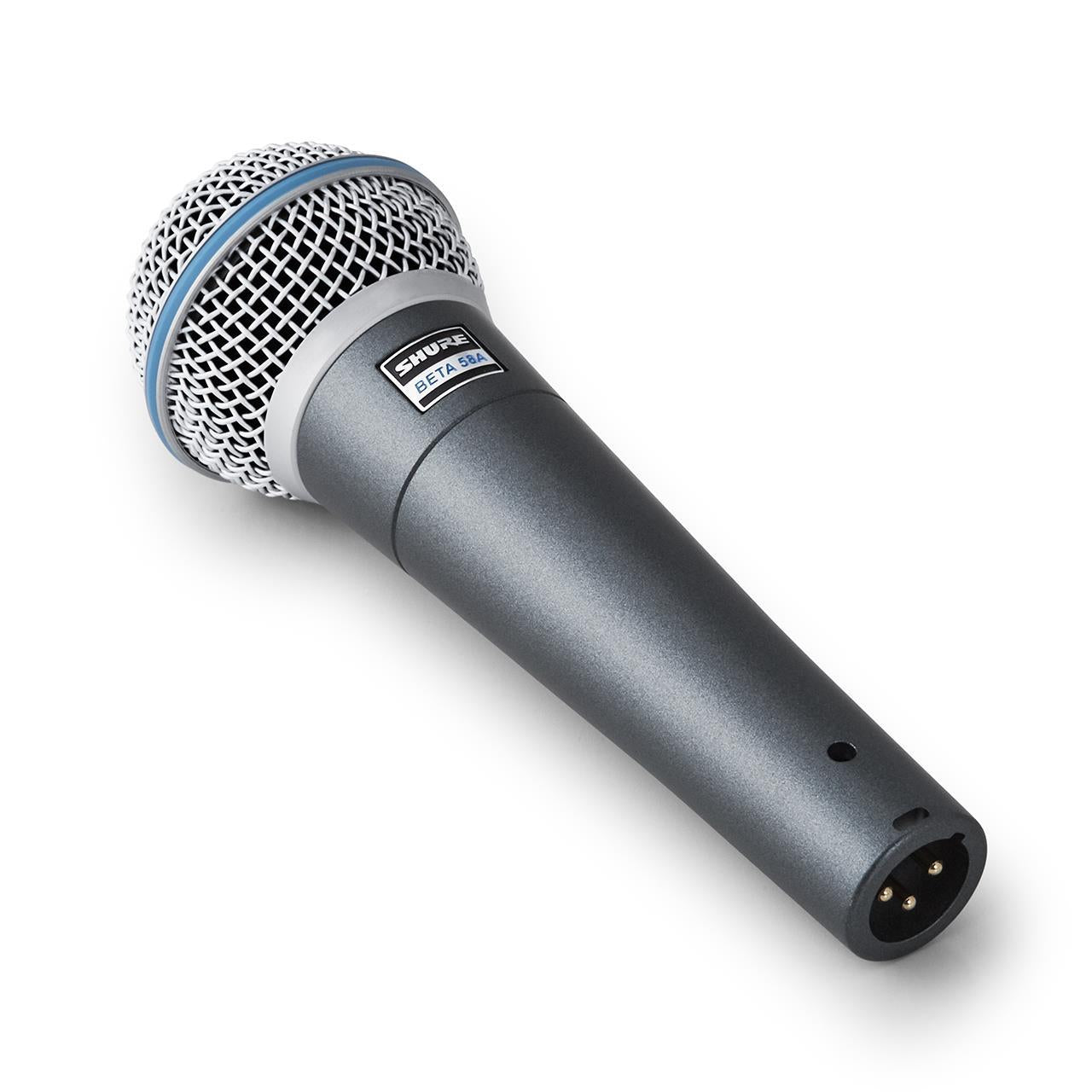 Shure Beta 58A Dynamic Live Vocal Microphone Bundle with Stand
