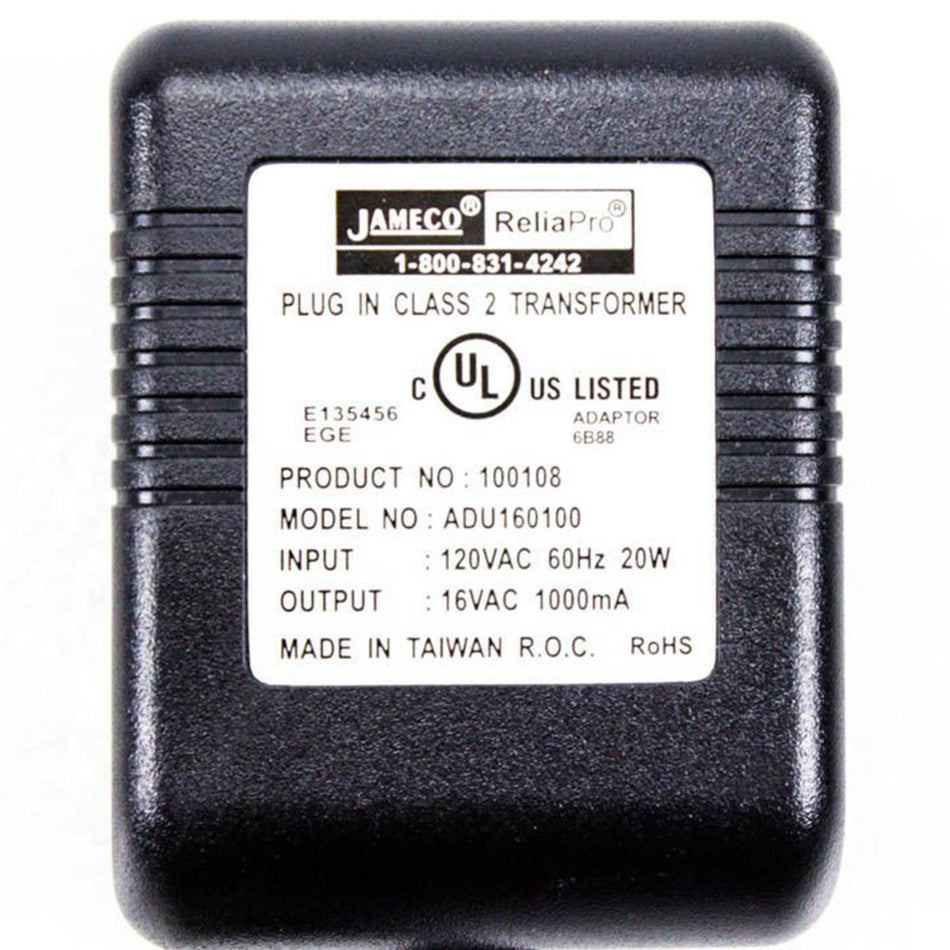 16V AC Power Supply Adapter