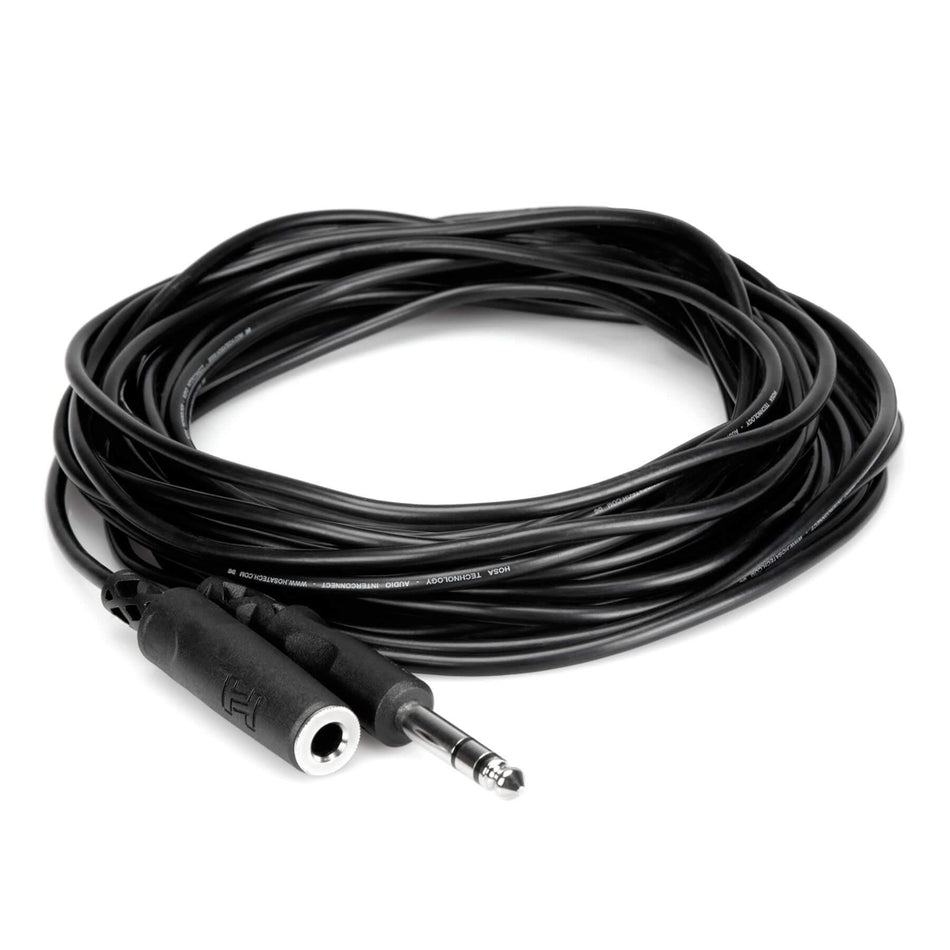 Hosa 10-Foot 1/4" Headphone Extension Cable HPE-310 TRS 10'