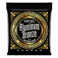 Ernie Ball 2566 Medium Light Aluminum Bronze Acoustic Guitar Strings (12-54 Gauge)