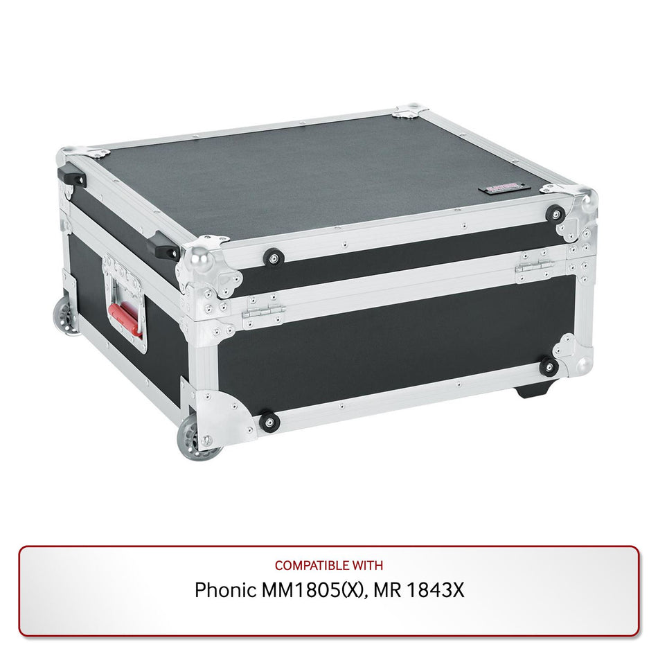 Gator Mixer Road Case for Phonic MM1805(X), MR 1843X