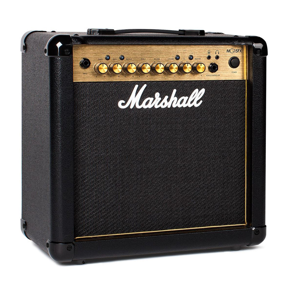Marshall MG Gold Series MG15FX 15W Guitar Combo Amplifier MG-15-FX Electric Amp