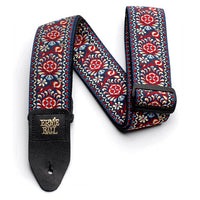 Ernie Ball 4091 Royal Bloom Adjustable 2" Wide Classic Jacquard Guitar or Bass Strap