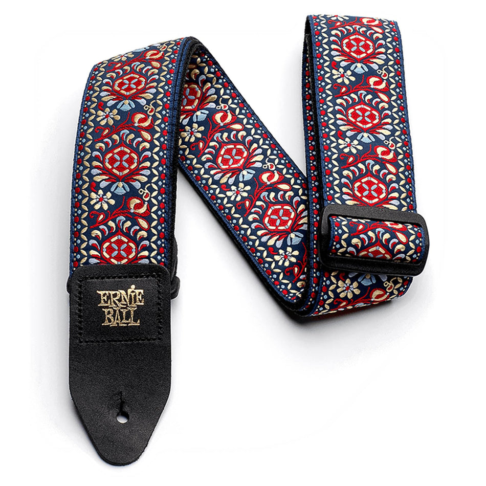 Ernie Ball 4091 Royal Bloom Adjustable 2" Wide Classic Jacquard Guitar or Bass Strap