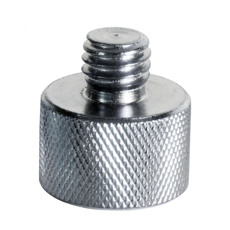 On-Stage MA-100 Chrome 3/8" Male to 5/8" Female Mic Screw Adapter