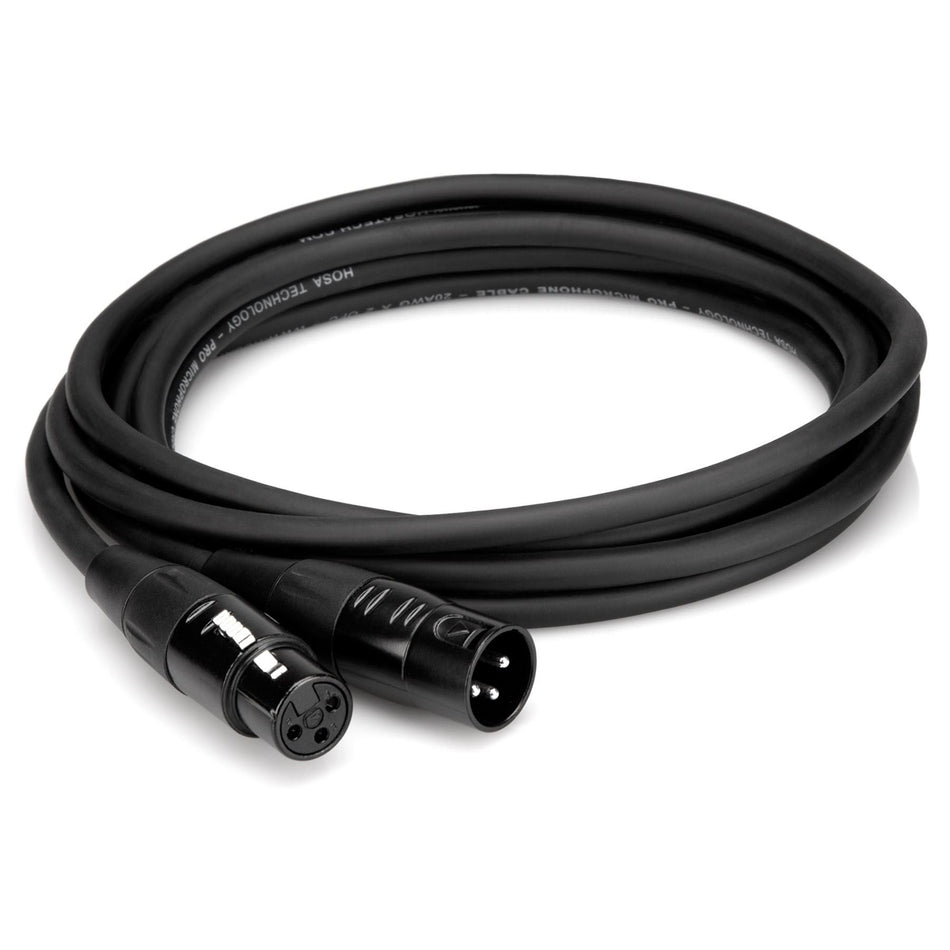 Hosa HMIC-010 10-Foot Pro XLR Microphone Cable REAN XLR Female to XLR Male Cord