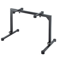 K&M 18810 Black Omega Table-Style Height Adjustable Keyboard Stand