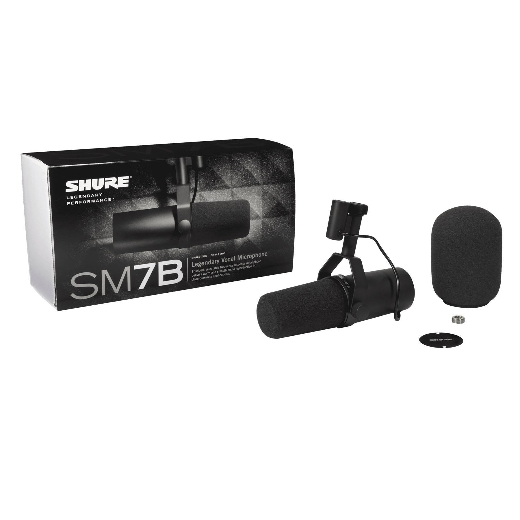 SM7B ダイナミックマイク sE Electronics DM2 セット Shure SM7B Dynamic Broadcast Microphone Bundle with DM1 & Desktop
