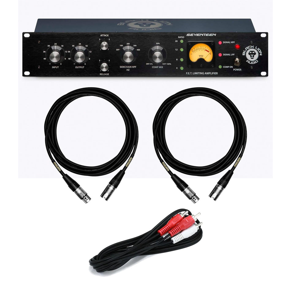 Black Lion Audio Seventeen with 2 15-foot Mogami XLR Cables & Link Cable Bundle