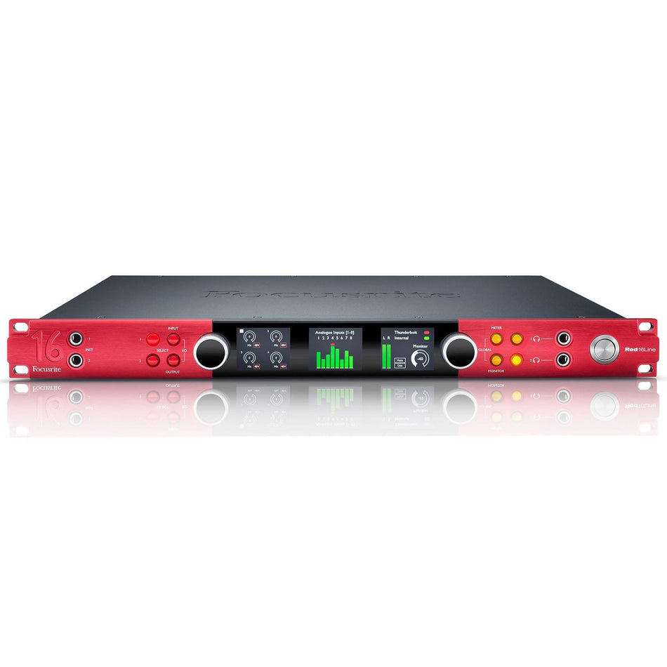 Focusrite RedNet Red 16Line Dual Thunderbolt 3 & Pro Tools | HD 64x64, 32x32 Dante I/O Audio Interface