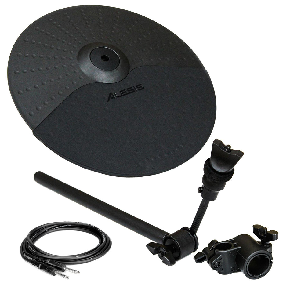 Alesis 10" Single Zone Cymbal with Choke w/ Support Arm, Clamp, Cable Bundle