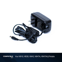 Vox Power Supply Adapter for V810, V830, V845, V847A, V847AUJ Pedals