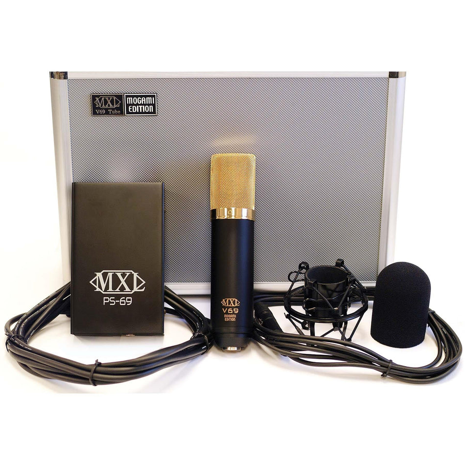 MXL V69M EDT Large Diaphragm Tube Microphone w/ Mogami Wiring V-69 V69