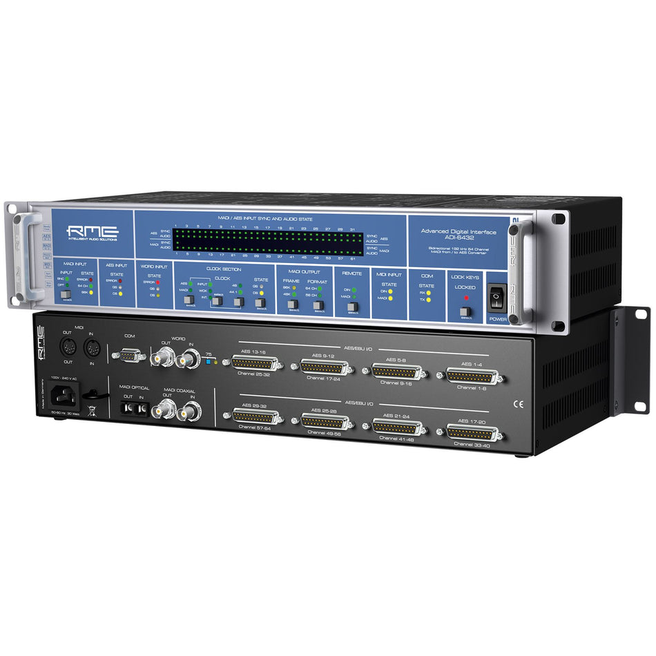 RME ADI-6432 Bidirectional 64-Channel MADI/AES Format Converter