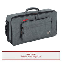 Gator Cases Grey Transit Series Bag fits Fender Mustang Floor Pedals