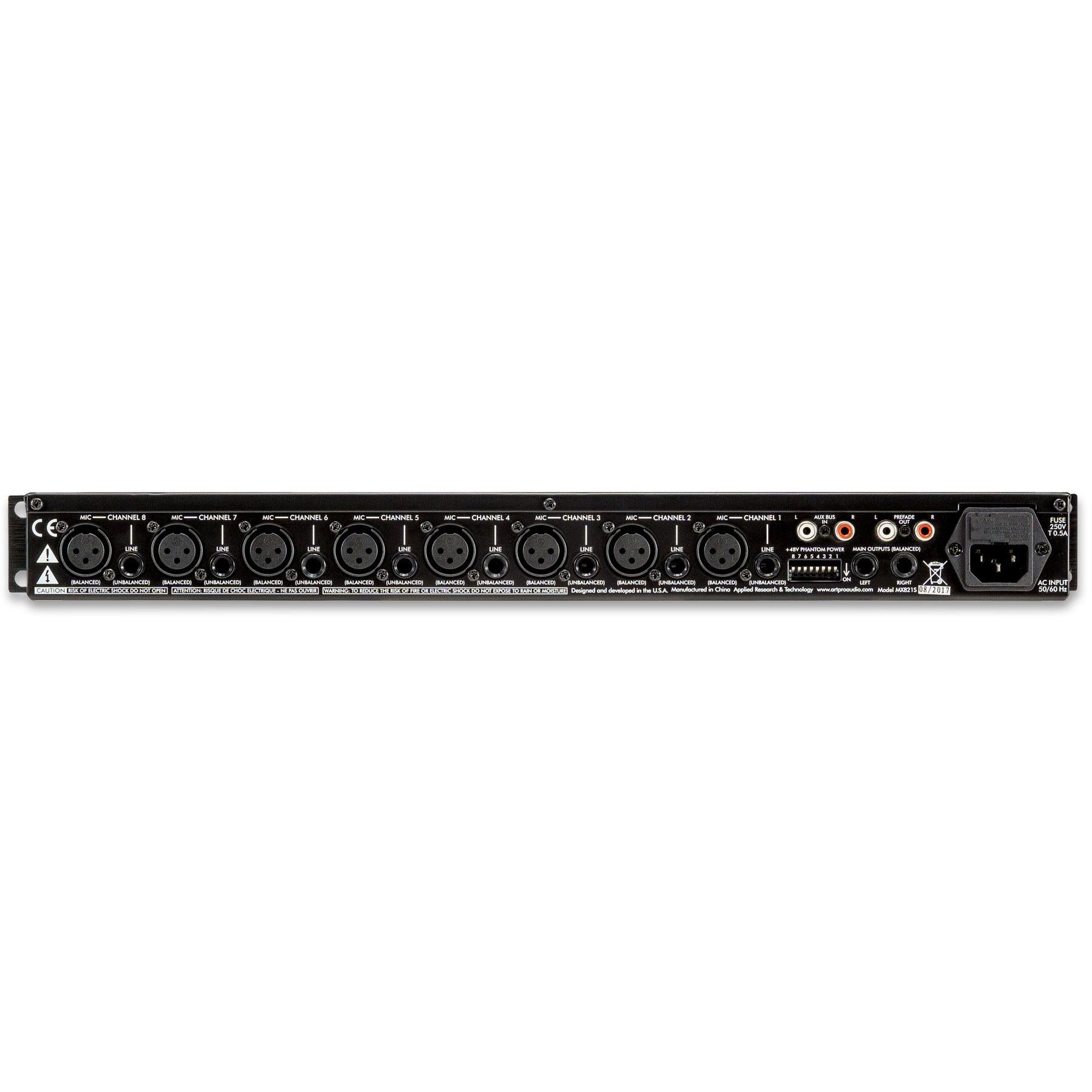 ART MX821S 8-Channel Stereo Personal Mic/Line Mixer – Pixel