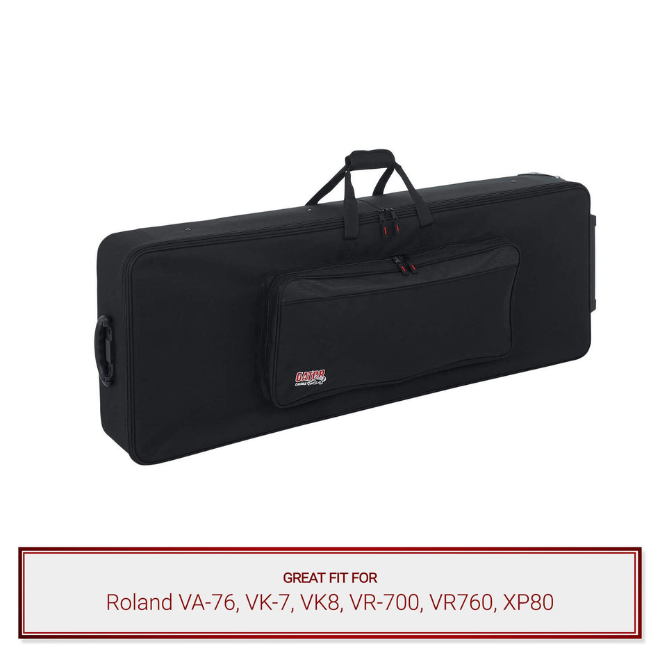 Gator Keyboard EPS Foam Case fits Roland VA-76, VK-7, VK8, VR-700, VR760, XP80