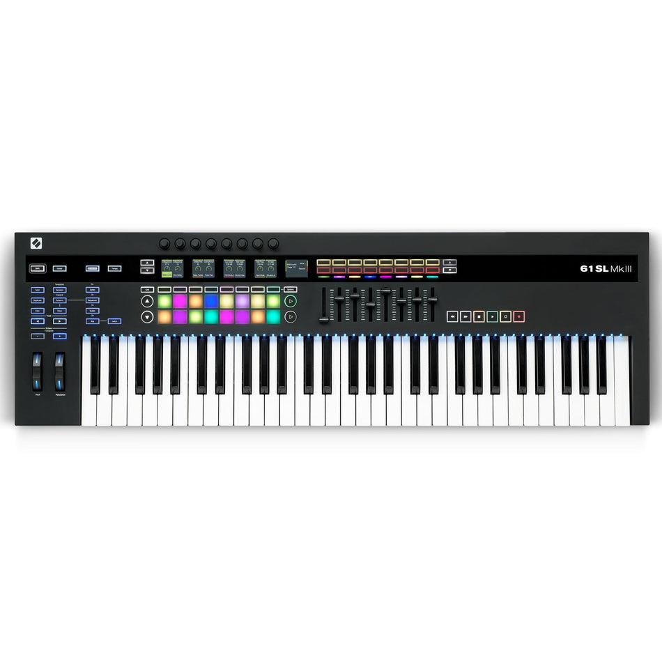 Novation 61SL MkIII 61-Key USB/MIDI Keyboard Controller w/ Ableton Live Lite MK3