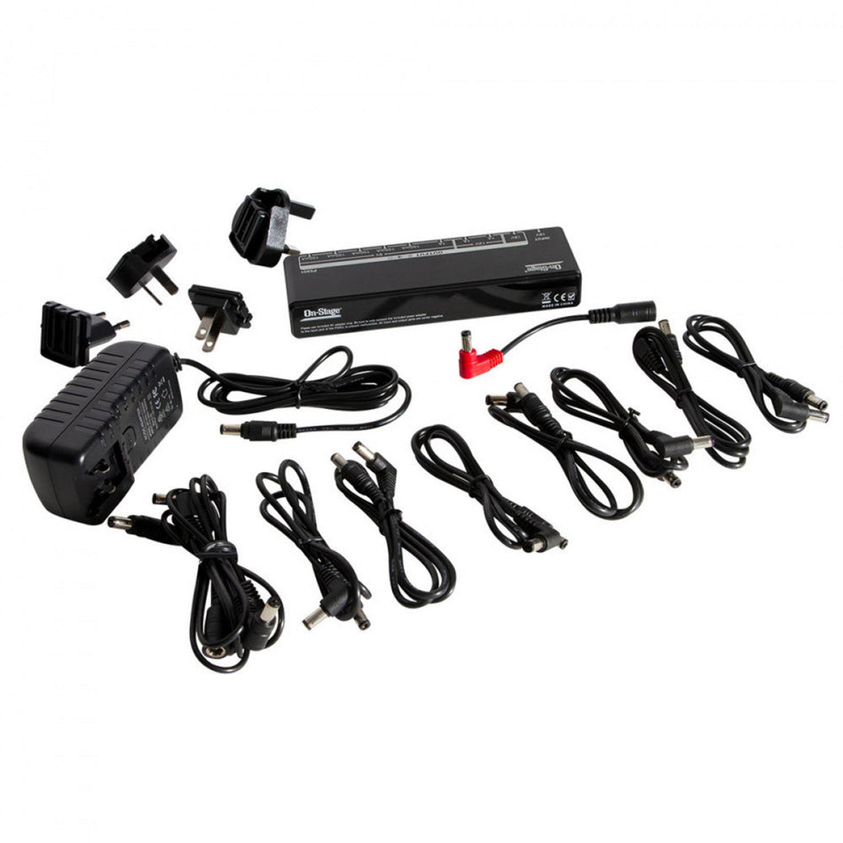 On-Stage PS901 Pedal Power Bank with 9-Outputs