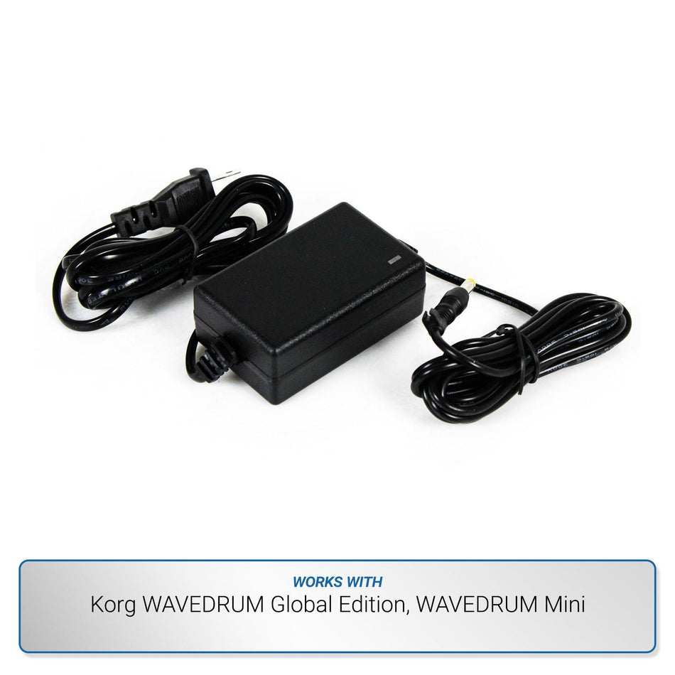 Korg 9V AC Power Supply Adapter for WAVEDRUM Global Edition & WAVEDRUM Mini PSU