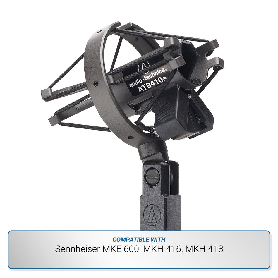 Spring-Clip Shock Mount compatible with Sennheiser MKE 600, MKH 416, MKH 418