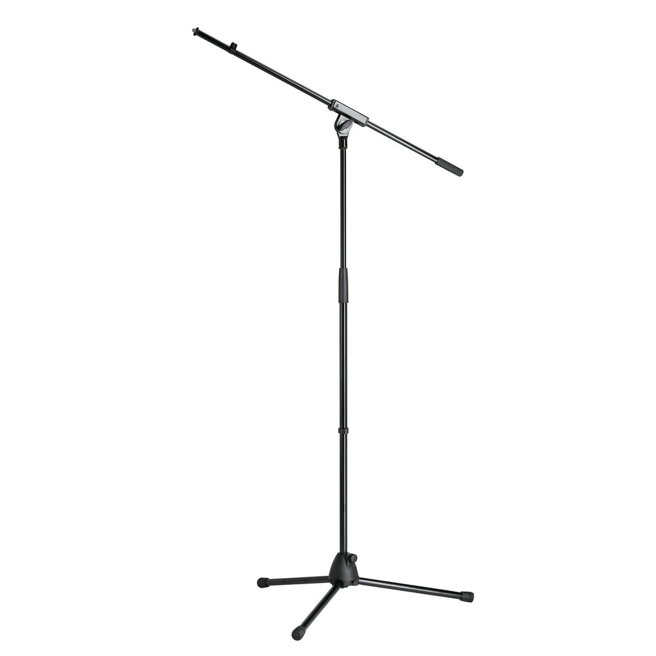 K&M 27105 Black Tripod Base Boom Microphone Stand