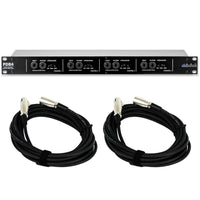 ART PDB4 4-Channel Passive Direct Box Bundle with XLR Cables