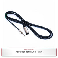 RapcoHorizon 6-Foot MIDI to 1/8" TRS (Type-A) Cable for ROLAND SP-404MKII, T-8, J-6, E-4