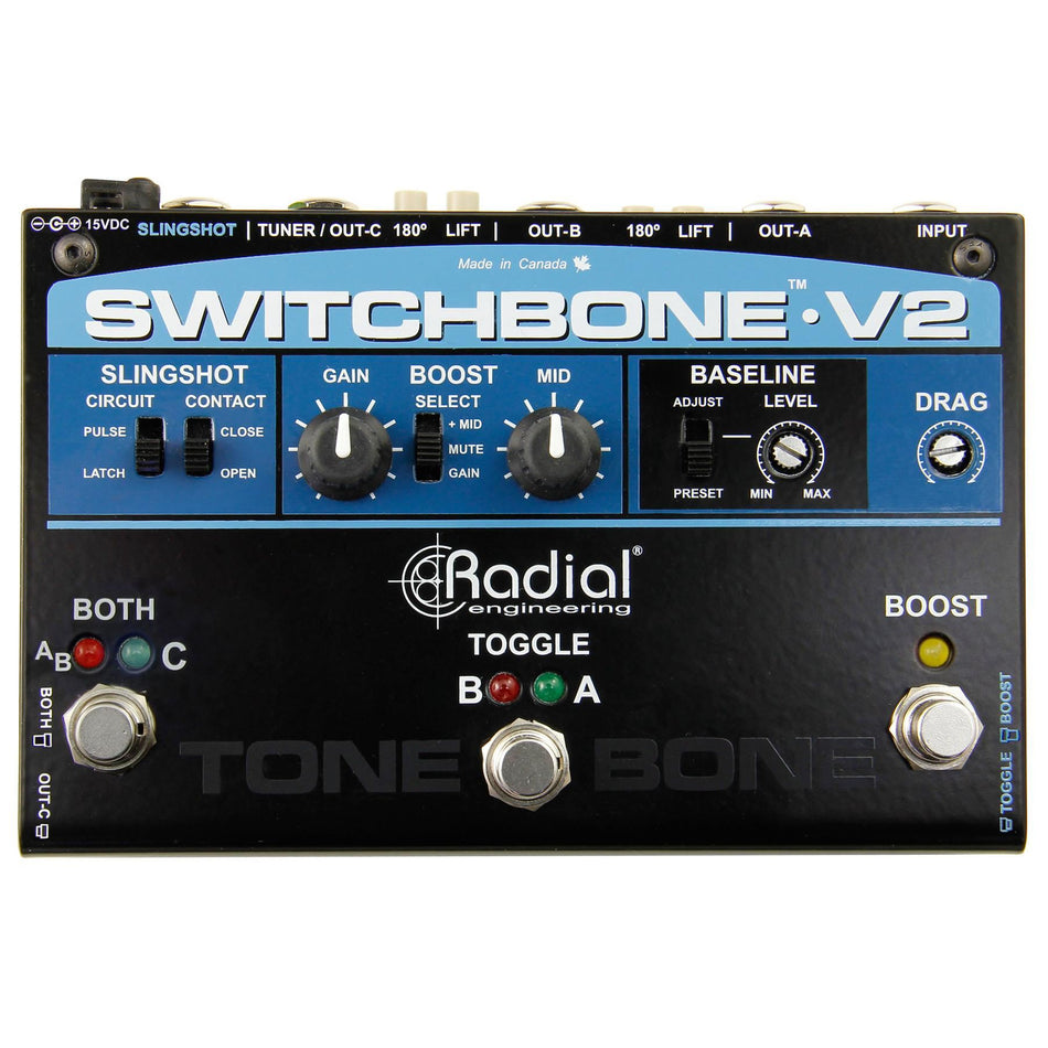 Radial Tonebone Switchbone V2 ABY/C Amp Selector and Booster