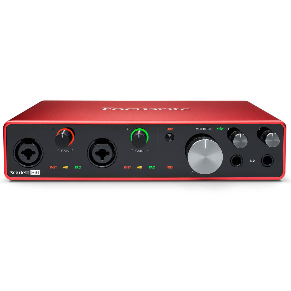 Focusrite Scarlett 8i6 3rd Gen USB Audio Interface w/ Ableton & Pro Tools 8-i-6