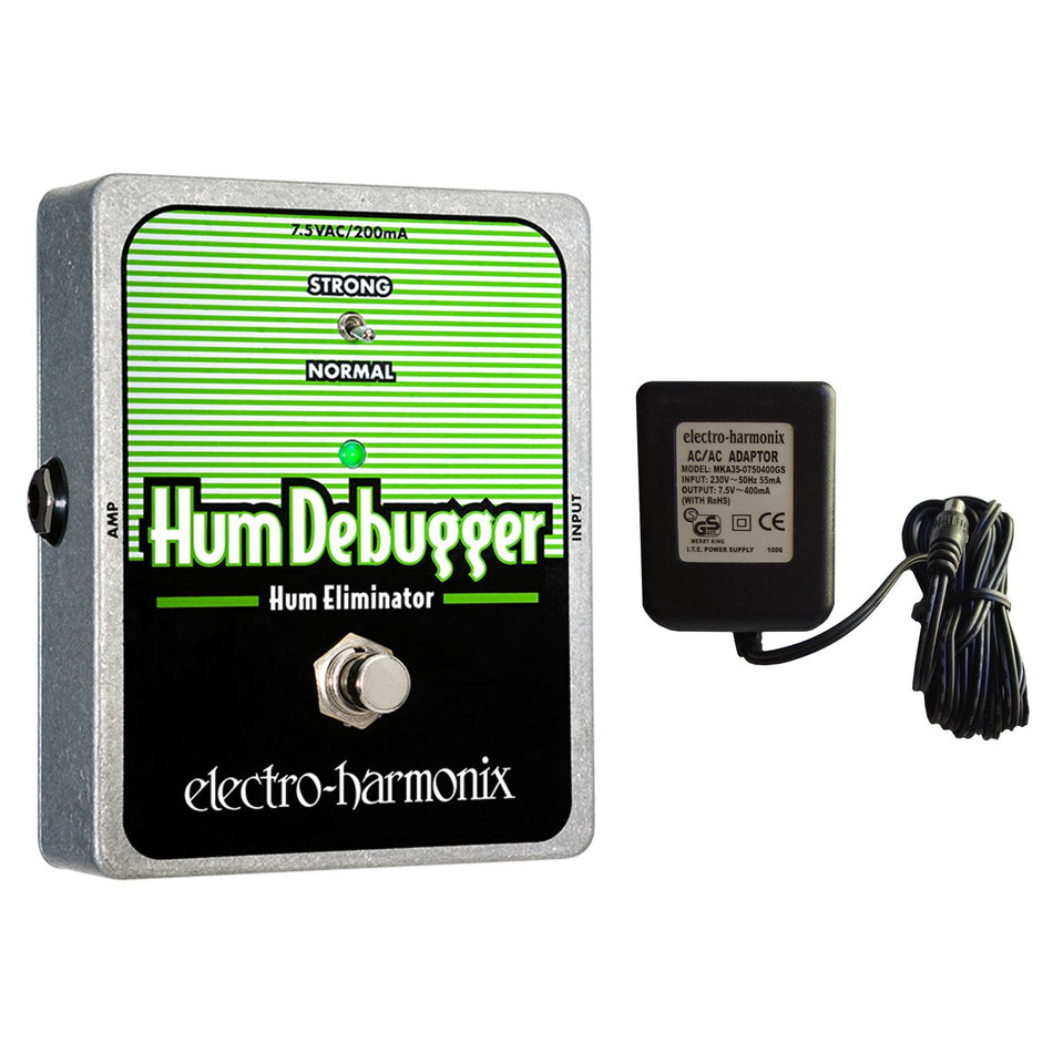 Electro-Harmonix Hum Debugger Hum Eliminator Guitar Effects Pedal w/ PSU FX EHX