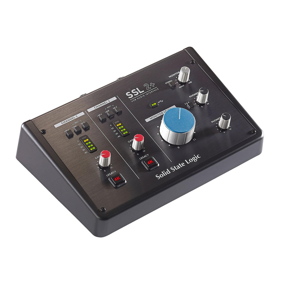 SSL SSL2+ 2-In/4-Out USB-C Audio Interface with SSL Production Pack