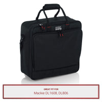 Gator Cases Padded Equipment Bag fits Mackie DL1608, DL806 Mixers