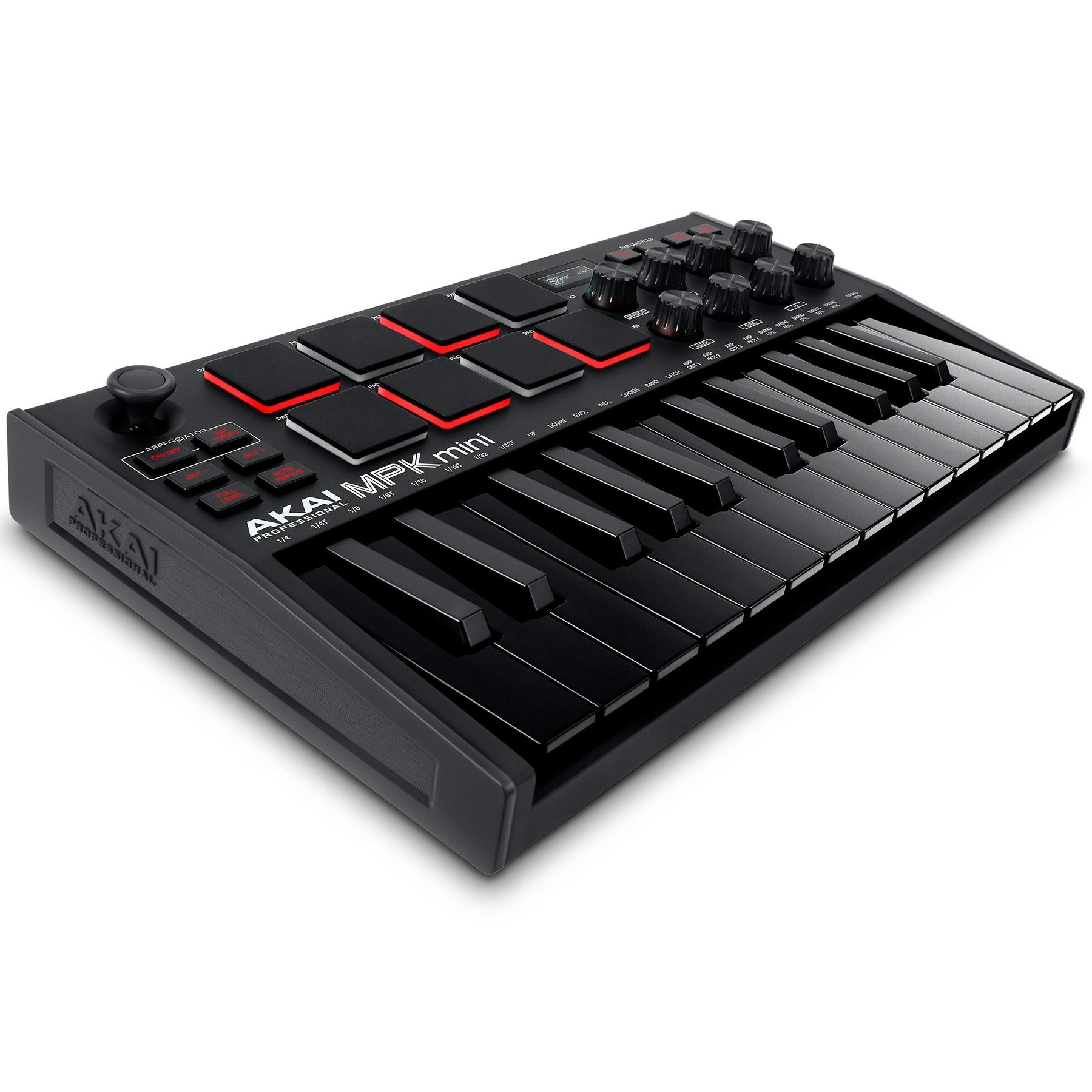 Foster hulkende Mansion Akai MPK Mini MK3 Black SE USB/MIDI Keyboard Controller - Pixel Pro Audio