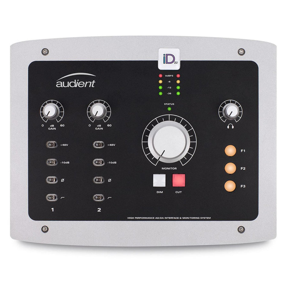 Audient ID22 USB Interface & Monitoring System w/ Burr Browns & Cubase ID-22