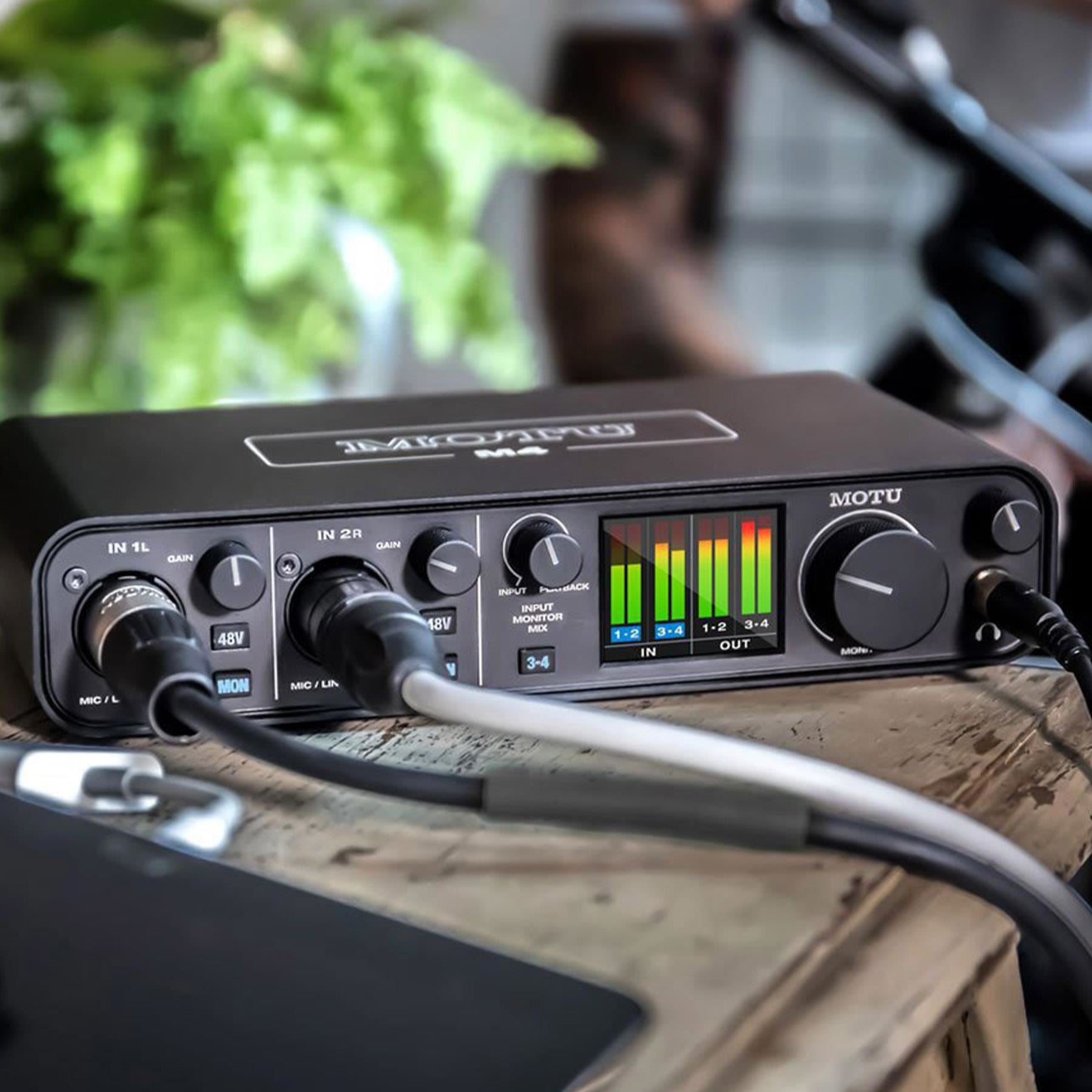 MOTU M4 USB Audio Interface w/ Performer Lite & Ableton Live Lite