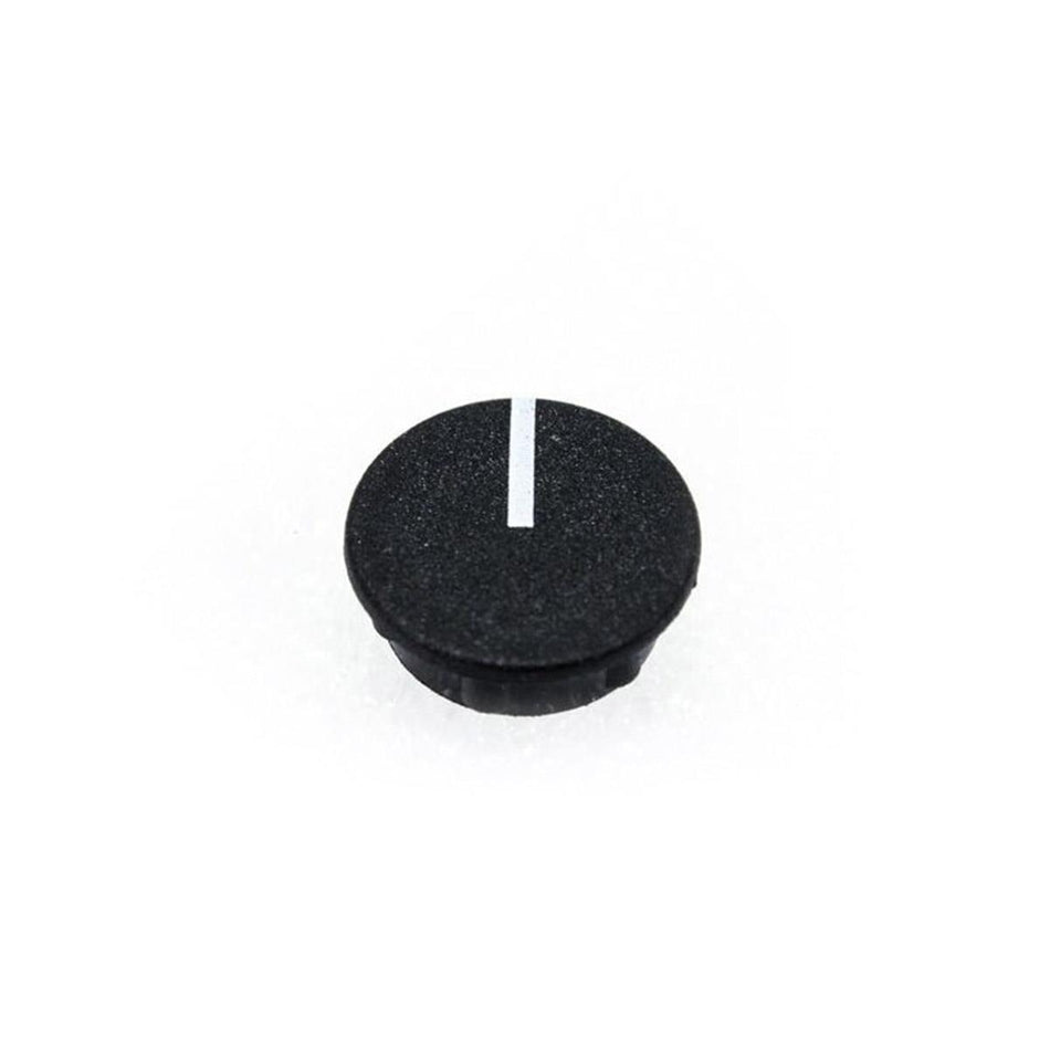 PixelGear 12mm Black Knob Cap with Indicator Line for Aphex/Rane/Lexicon