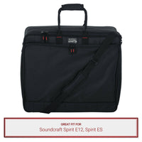 Gator Cases Mixer Bag fits Soundcraft Spirit E12, Spirit ES Mixers Carry Case