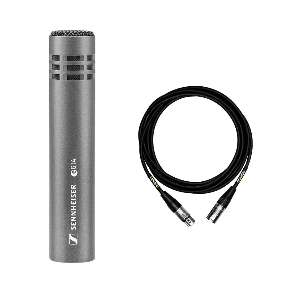 Sennheiser e614 Microphone w/ Premium 15-foot XLR Mogami Cable Bundle