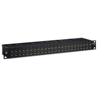 Black Lion Audio PBR TRS Rackmount 48-Point Gold Plated 1/4" TRS Patchbay