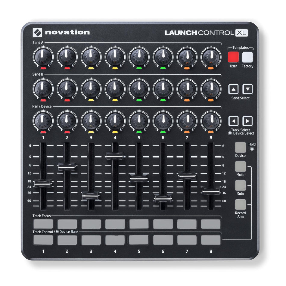 Version Novation Launch Control XL (Black) USB Controller w/ Ableton