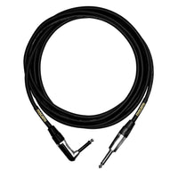 Mogami CorePlus 1/4" TS Straight to Right Angle Instrument Cable, 10 Foot