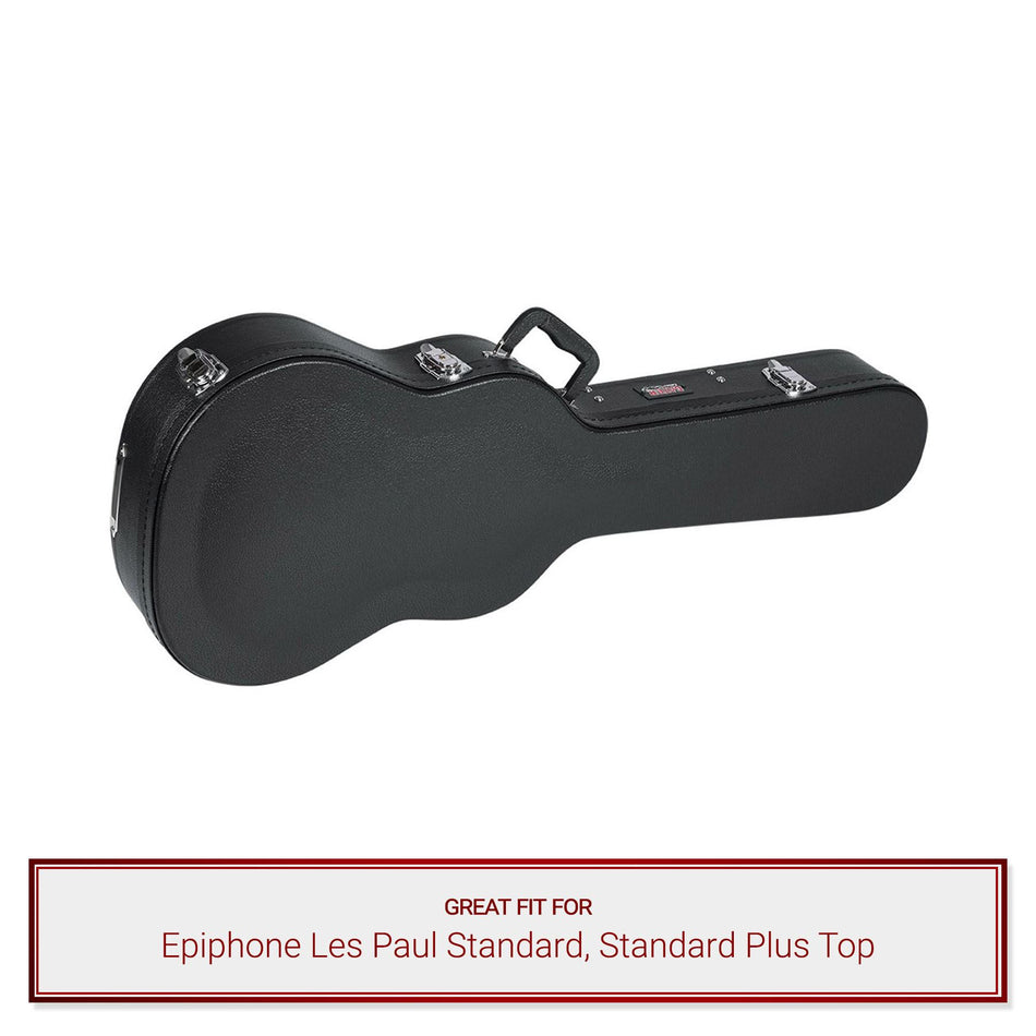 Gator Cases Wood Case fits Epiphone Les Paul Standard, Standard Plus Top Guitars