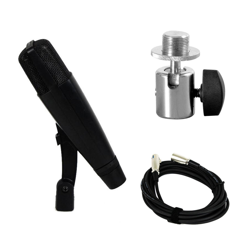 Sennheiser MD 421-II Microphone Bundle with Ball Joint Adapter & XLR Cable