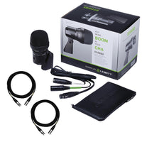 Lewitt DTP-640-REX Microphone Bundle with 2 15-foot XLR Mogami Cables