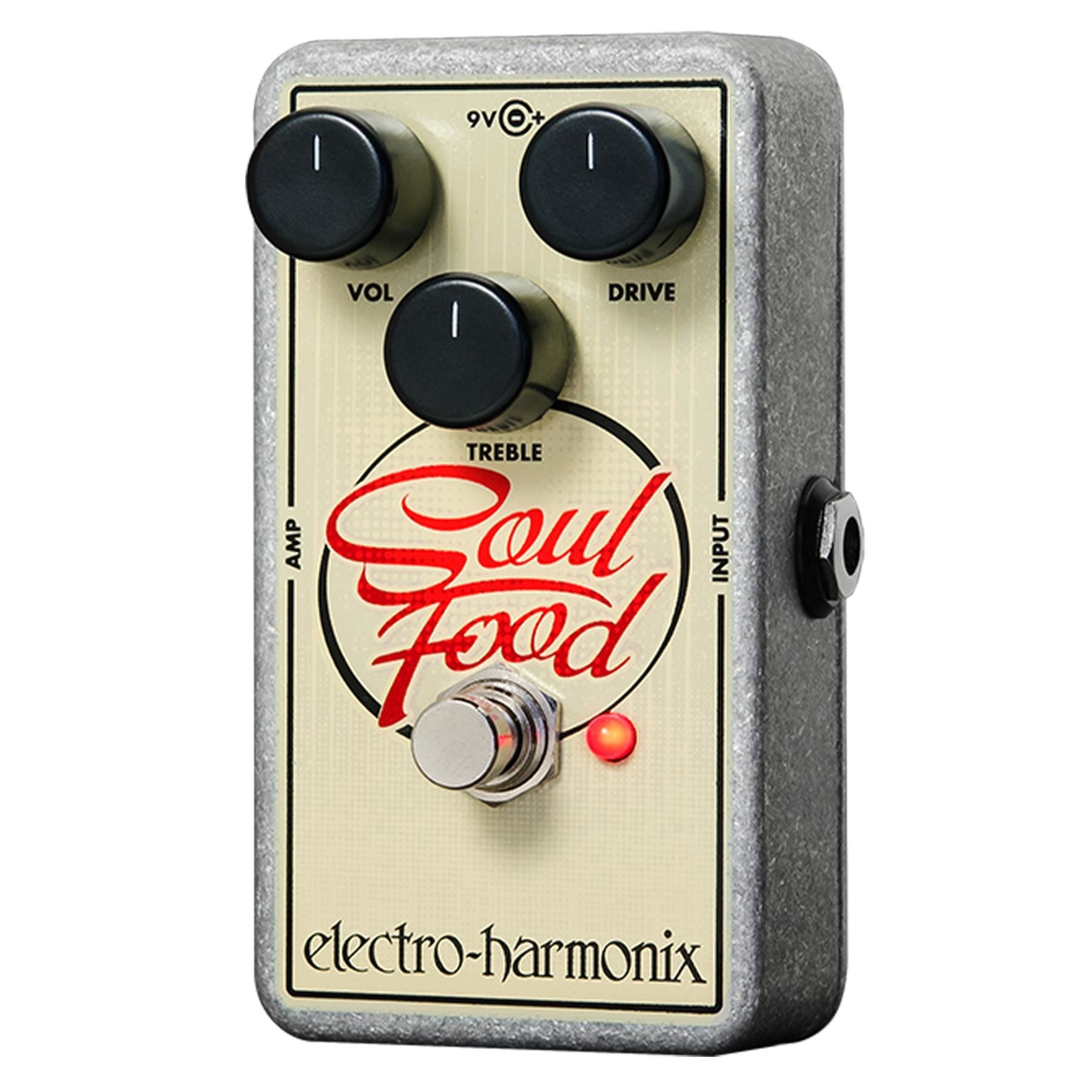 Electro-Harmonix Soul Food Transparent Overdrive Pedal with Power