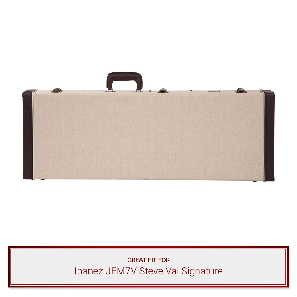 Gator Cases Journeyman Case fits Ibanez JEM7V Steve Vai Signature Guitars